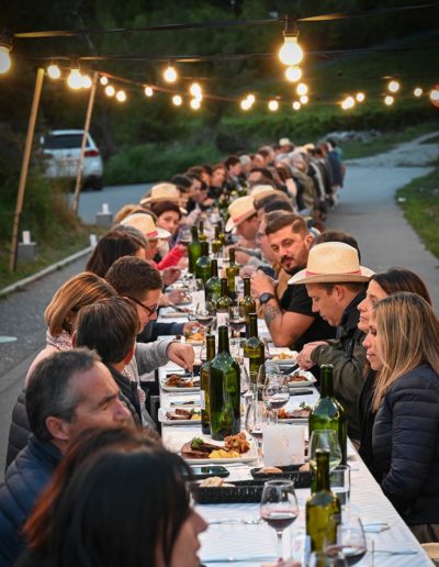 Grande table à l'italienne en Valais
