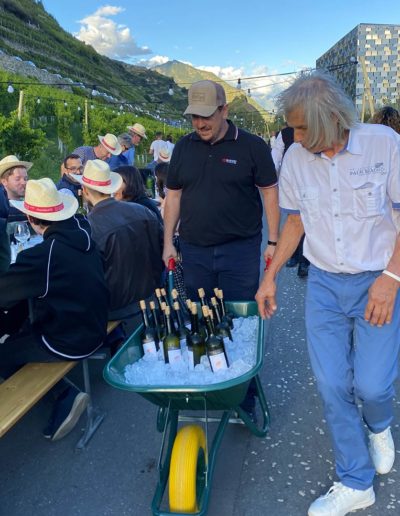 Vins à déguster à la Tavolata