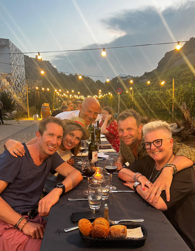 Repas dans les vignes Valais
