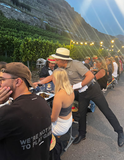 Repas Tavolata en Valais