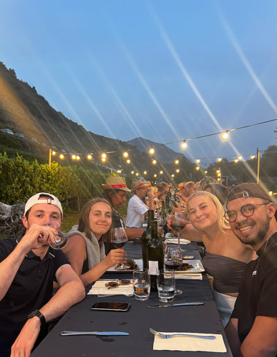 Repas Tavolata Celliers de Sion